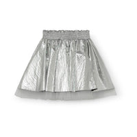Little Creative Factory Silver Futuristic Mini Skirt