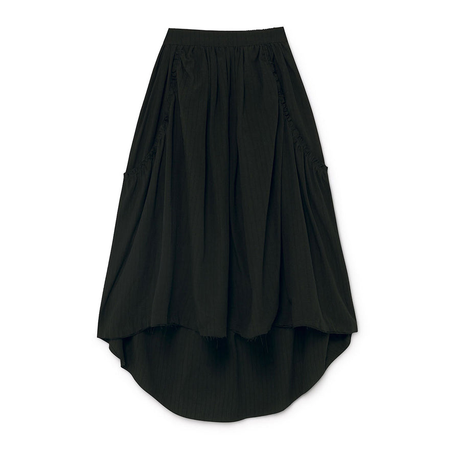 Little Creative Factory Black Crushed Cotton Skirt