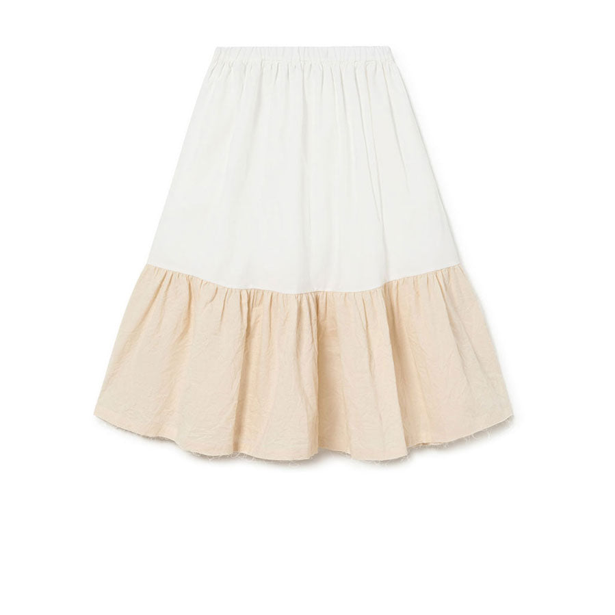 Little Creative Factory Cream Paia Long Skirt