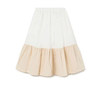 Little Creative Factory Cream Paia Long Skirt