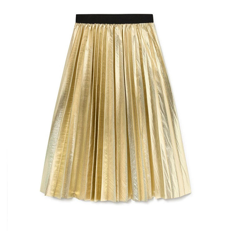 Little Creative Factory Gold Hula Pleated Skirt