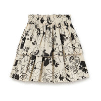 Little Creative Factory Cream Aloha Mini Skirt