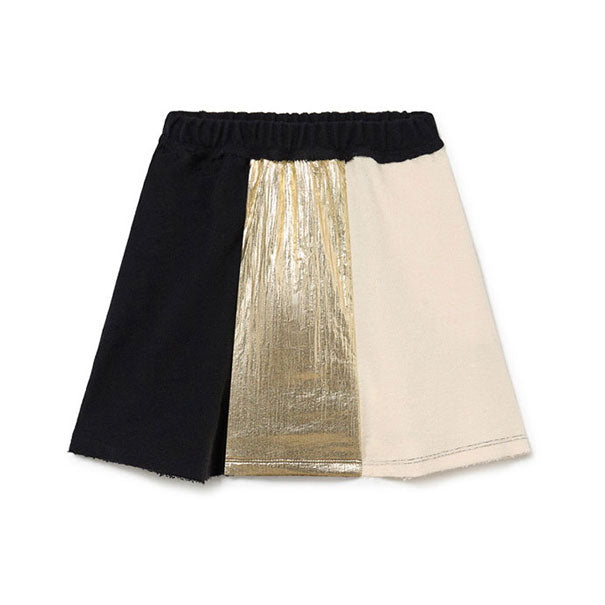 Little Creative Factory Cream Gold Black Shave Ice Mini Skirt