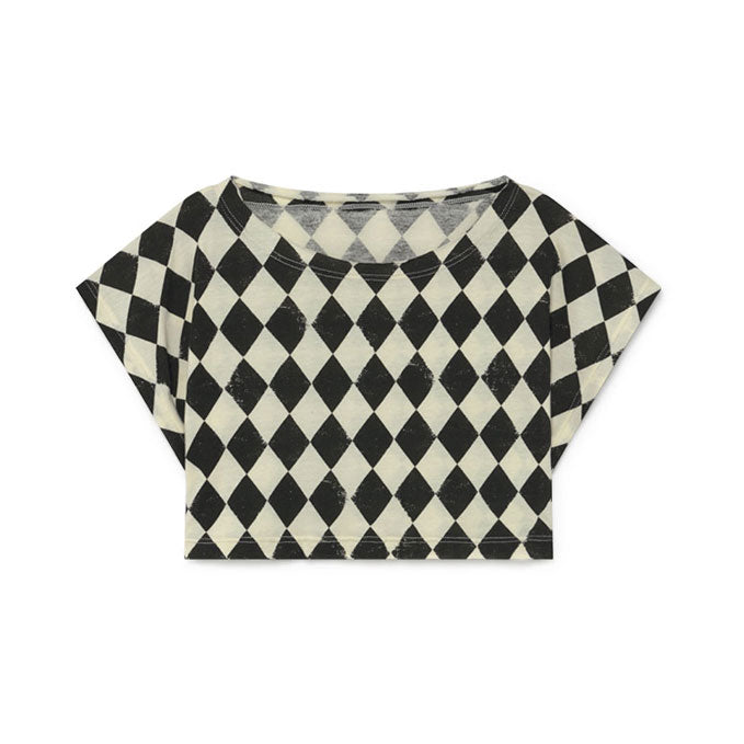 Little Creative Factory Black Soft Diamond Crop Top