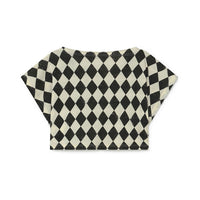 Little Creative Factory Black Soft Diamond Crop Top