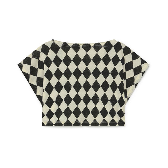 Little Creative Factory Black Soft Diamond Crop Top
