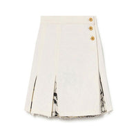 Little Creative Factory Cream Heavy  Aloha Straight Skirt
