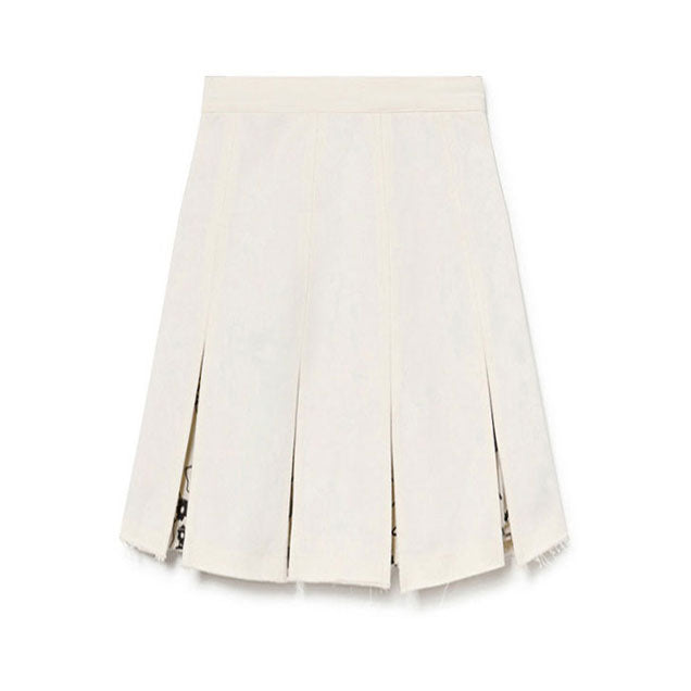 Little Creative Factory Cream Heavy  Aloha Straight Skirt