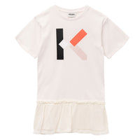 Kenzo Cream Jersey K Dress