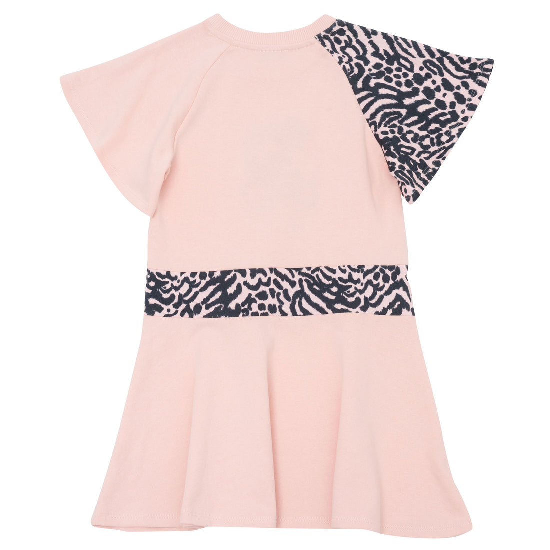 Kenzo Pink Leopard Detail Dress