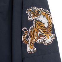 Kenzo Black Tiger Embroidered Waisted Dress