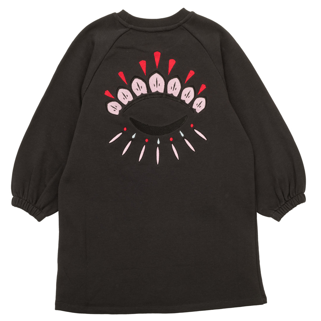 Kenzo Dark Grey Eye Embroidery Dress