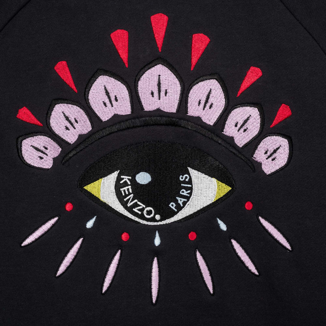 Kenzo Dark Grey Eye Embroidery Dress