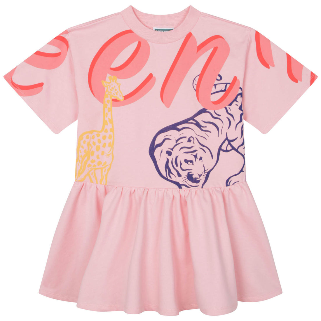 Kenzo Pink Multi-Iconic Dress