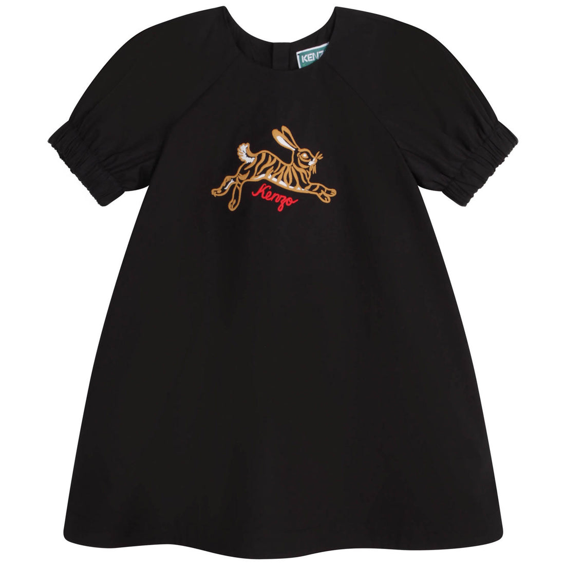 Kenzo Black Balloon Sleeve Dress
