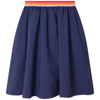 Kenzo Blue Printed Flared Skirt