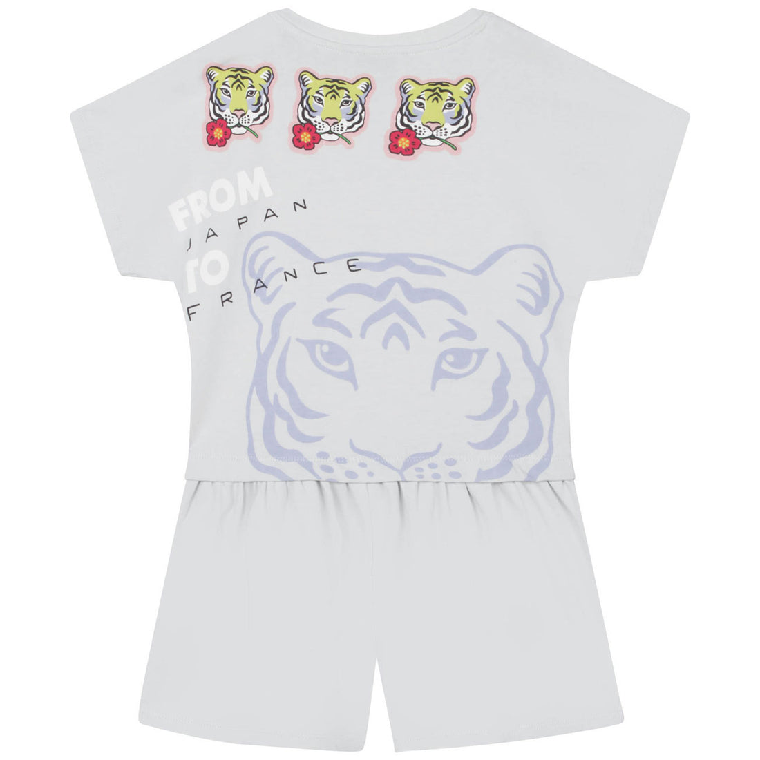 Kenzo Pale Blue Shorts Overall
