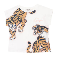 Kenzo Tigers Cap Sleeve Tee