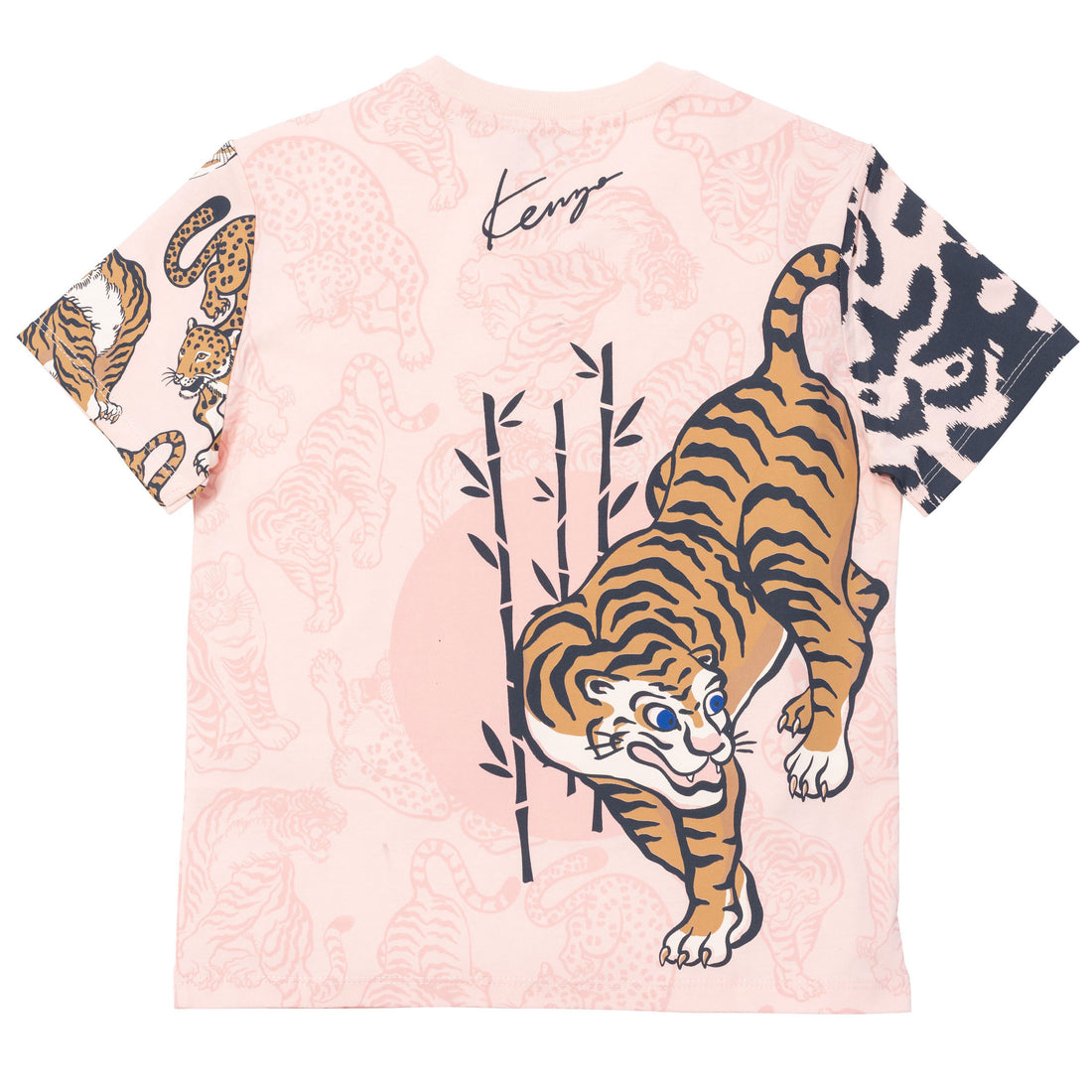 Kenzo Pink Leopard Detail Tee