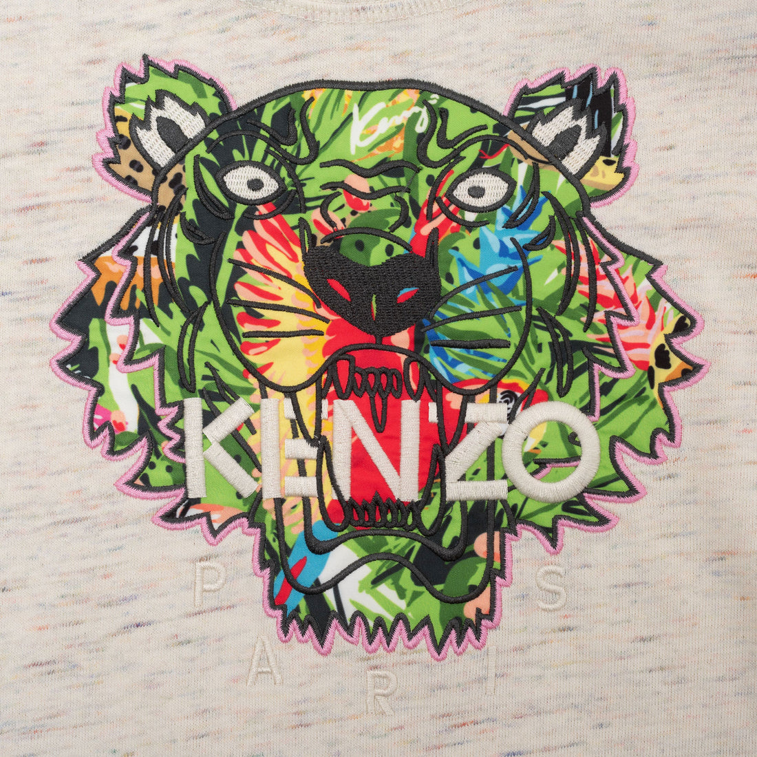 Kenzo Light Marl Tropical Tiger Sweatshirt