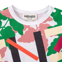 Kenzo White Elephant Jungle Tee