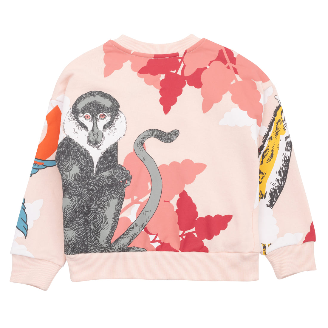 Kenzo Pink Printed All Over Sweatshirt