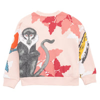 Kenzo Pink Printed All Over Sweatshirt