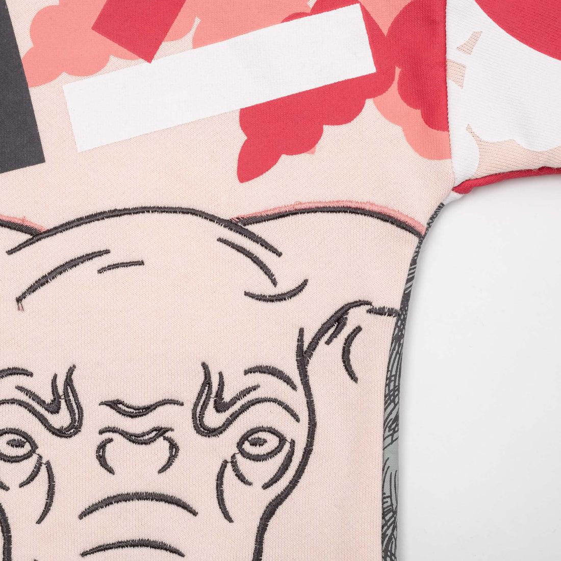 Kenzo Pink Printed All Over Sweatshirt