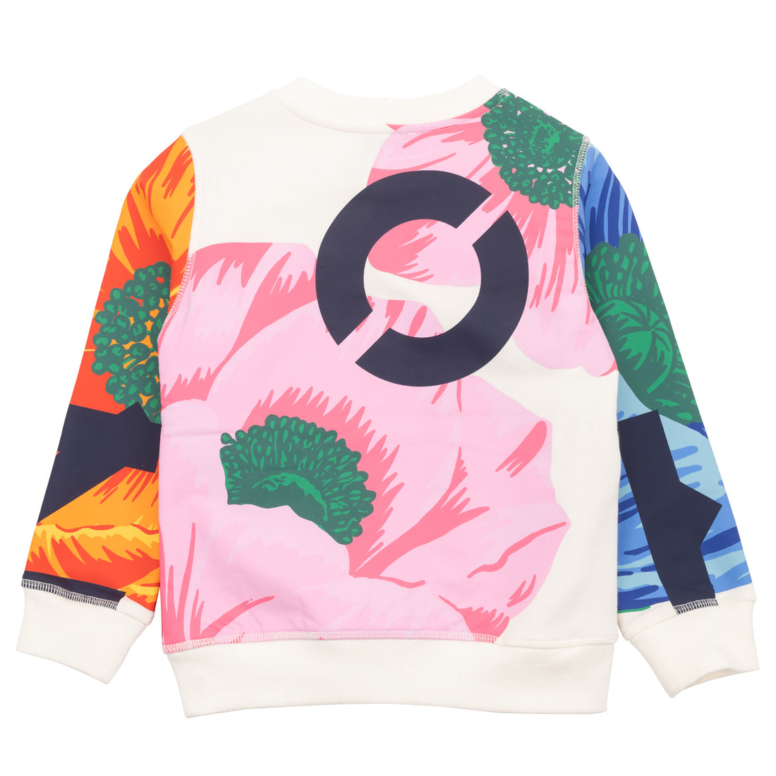 Kenzo Off White Maxi Floral Print Pullover