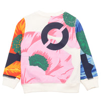 Kenzo Off White Maxi Floral Print Pullover
