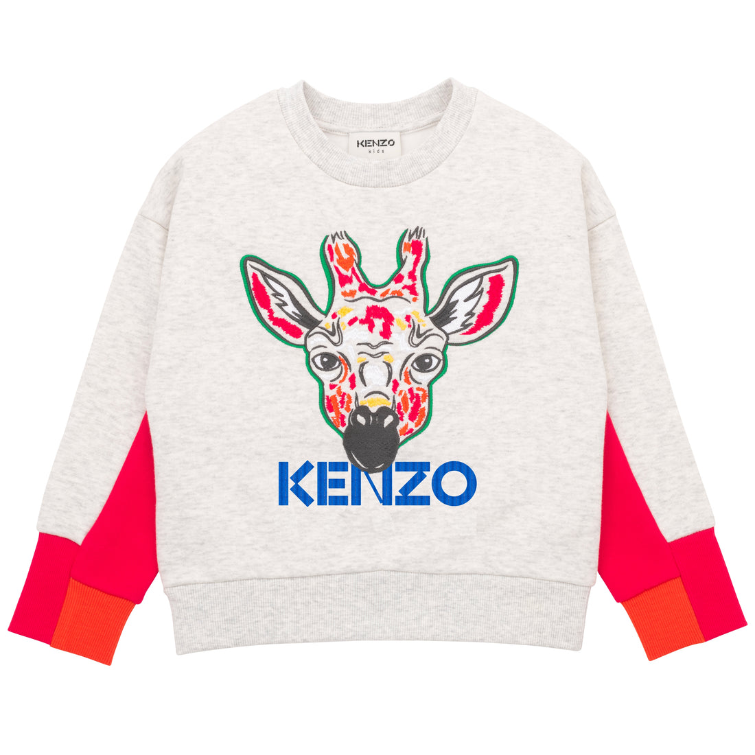 Kenzo Grey Marl Jiraffe Pullover