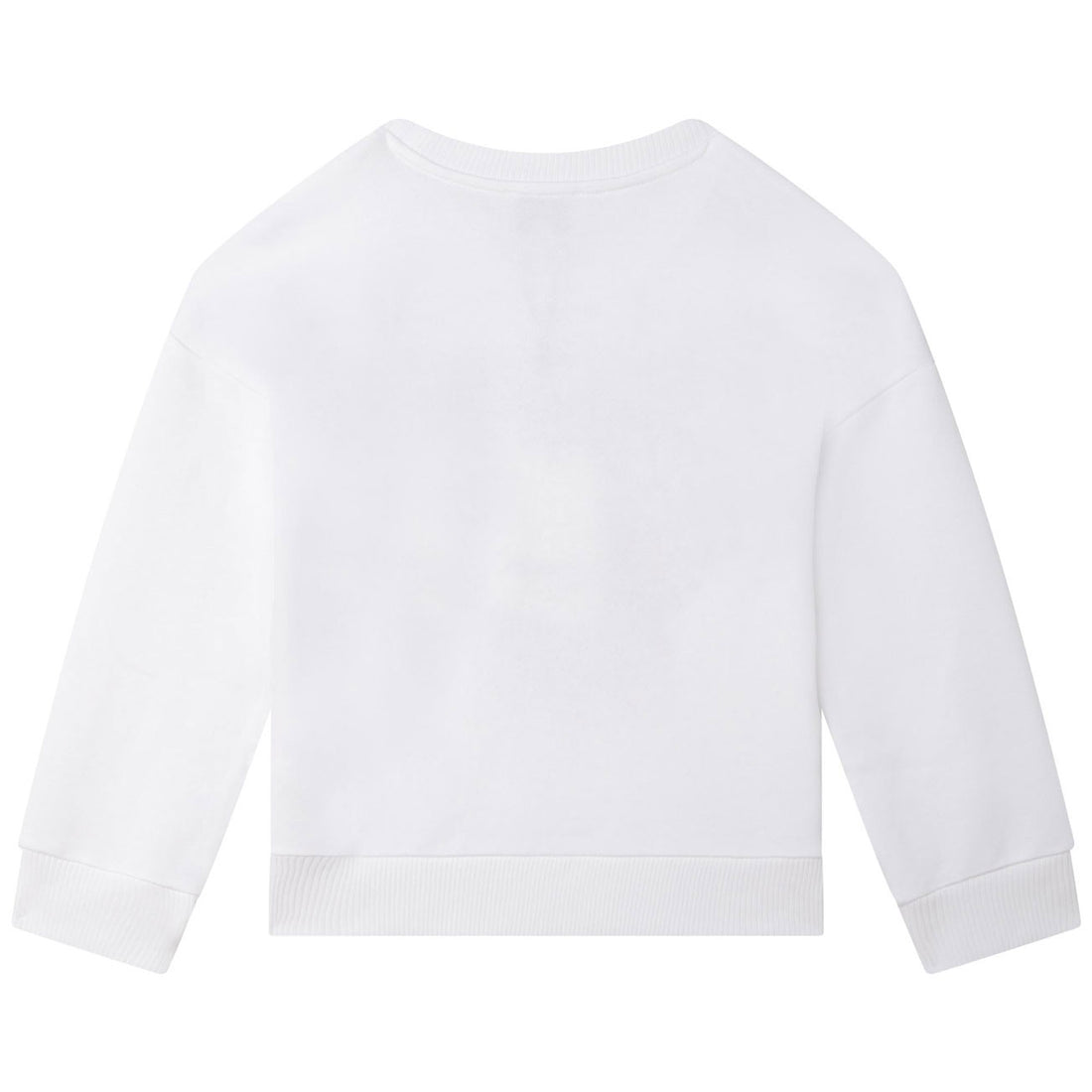 Kenzo White/Purple Basic Tiger Fleece Sweatshirt