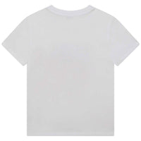 Kenzo White/Red Basic Tiger Organic Cotton T-Shirt