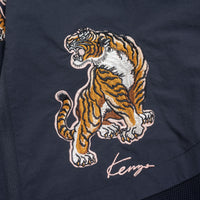 Kenzo Black Tiger Embroidered Rain Poncho