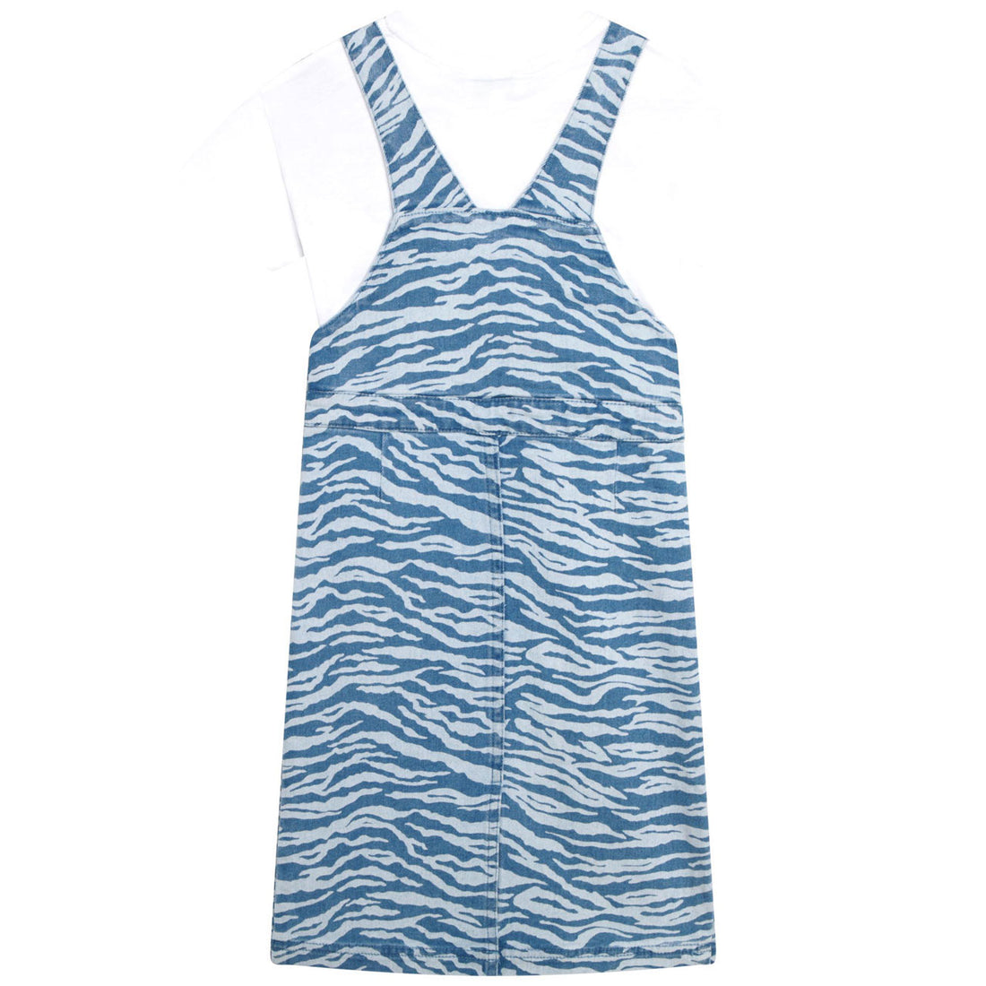 Kenzo Pale Blue Printed Dress And T-Shirt Set