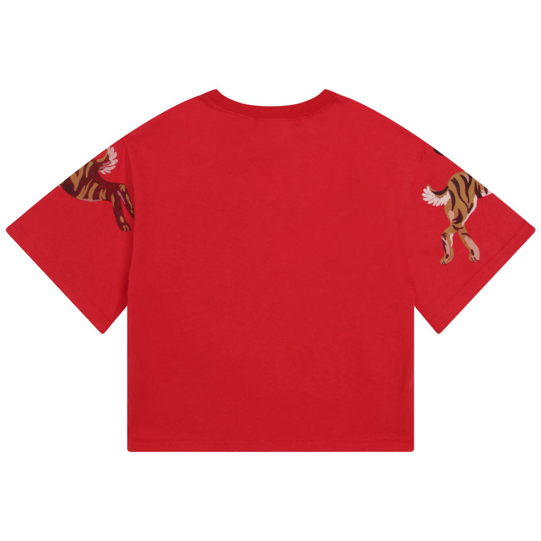 Kenzo Off White Dungaree Dress T-Shirt Set