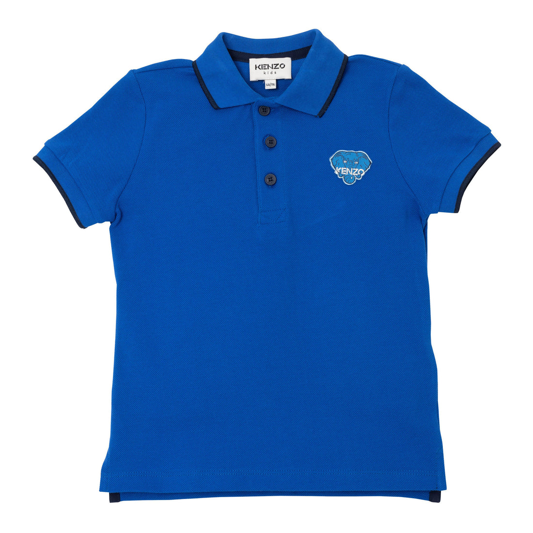 Kenzo Electric Blue Classic Tiger Crest Polo