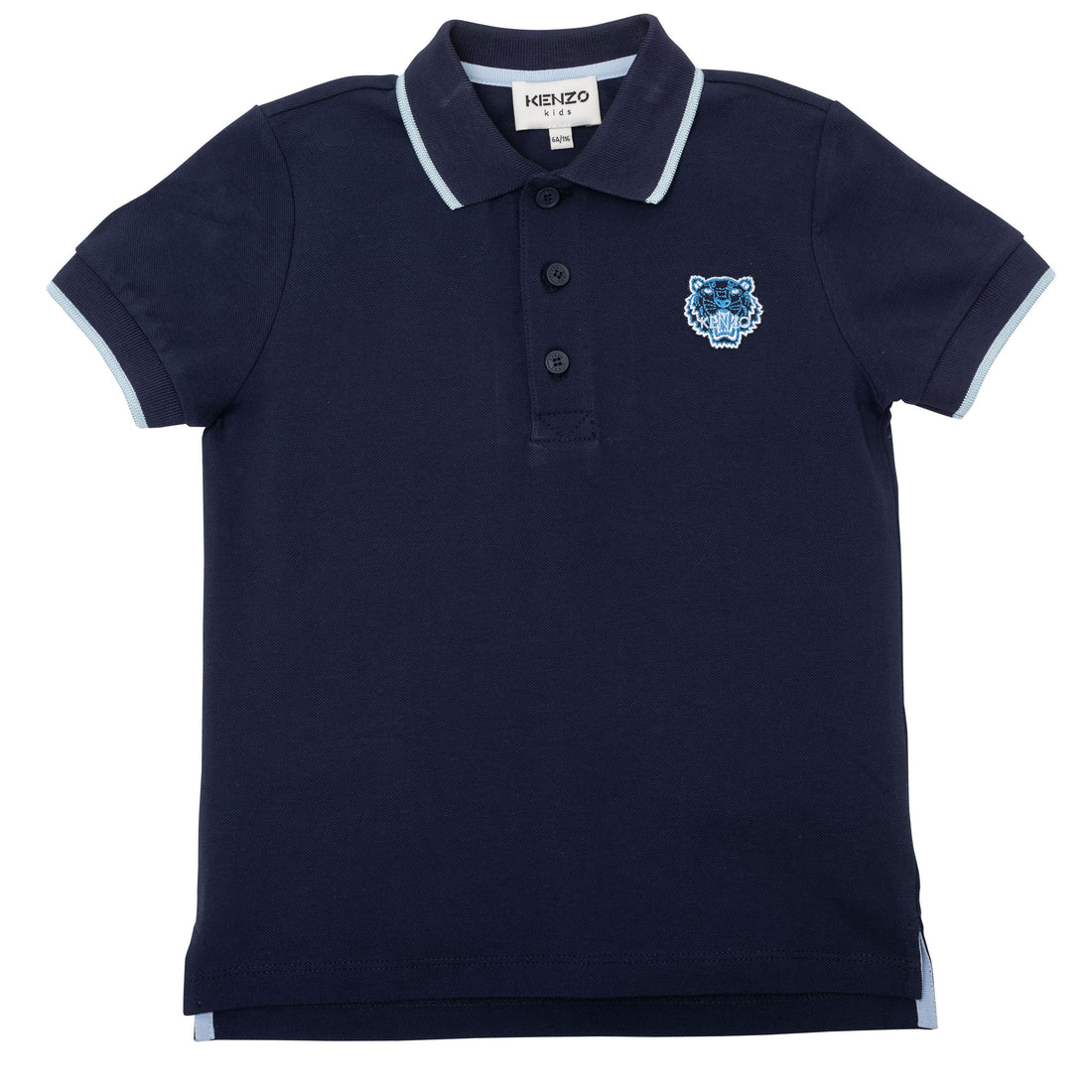 Kenzo Navy Blue Classic Tiger Crest Polo