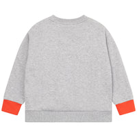 Kenzo Grey Marl Multi Logo Sweatshirt