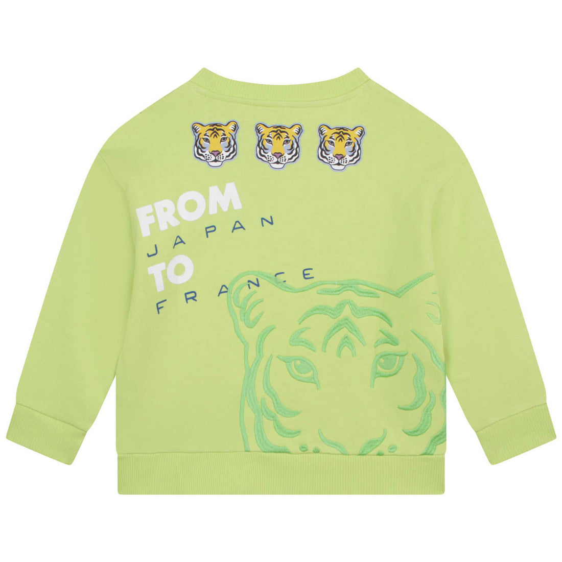 Kenzo Lime Journey Multi-Iconic Sweatshirt
