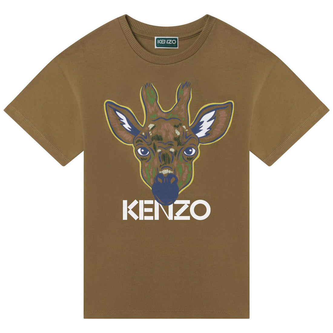 Kenzo Green Giraffe Tshirt