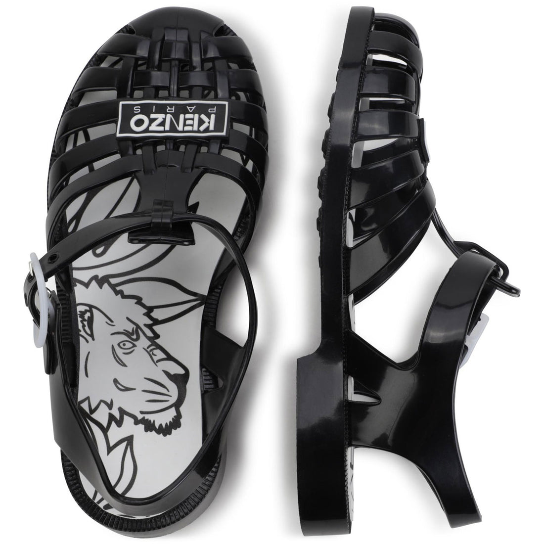 Kenzo Black Jelly Shoe