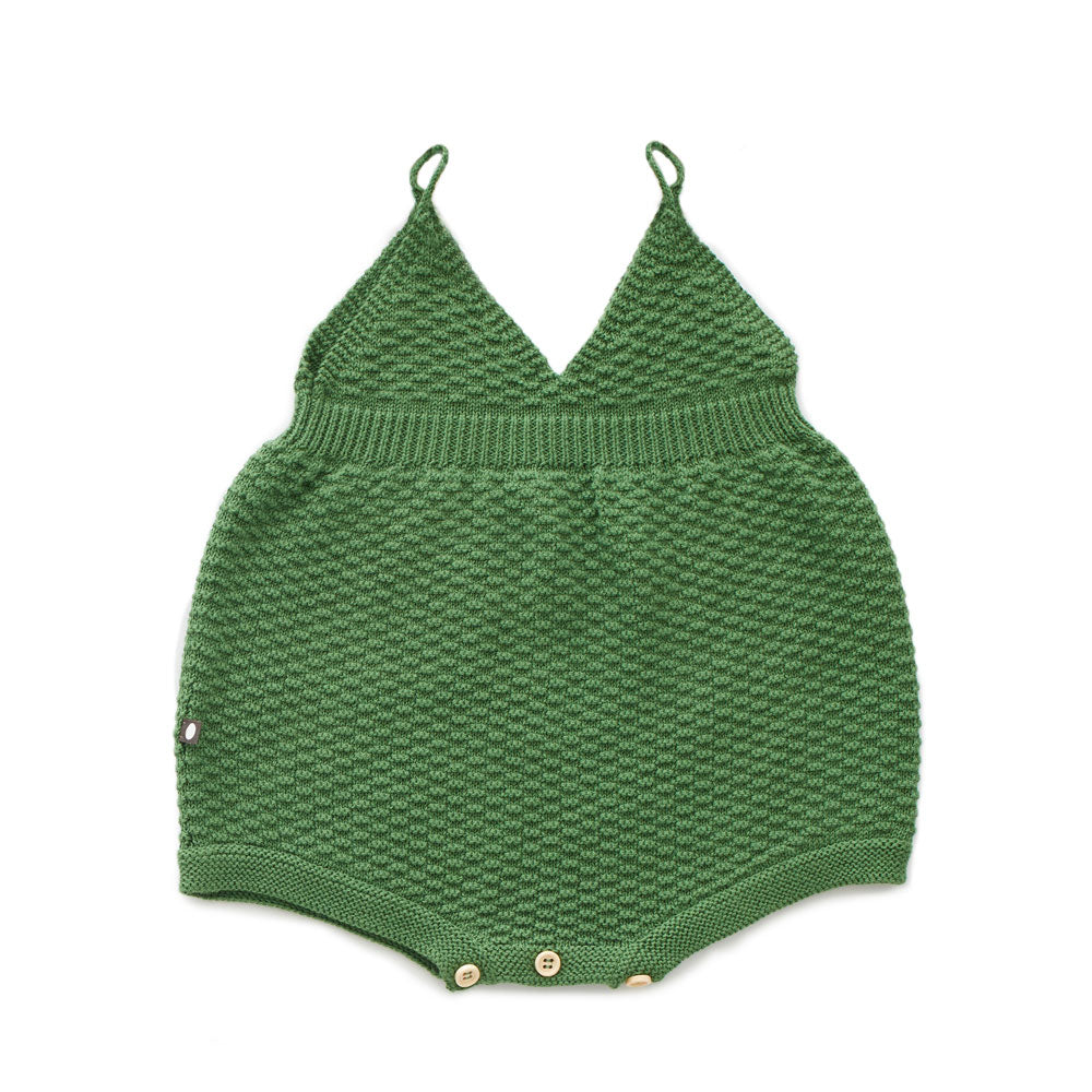 Oeuf Green Playsuit