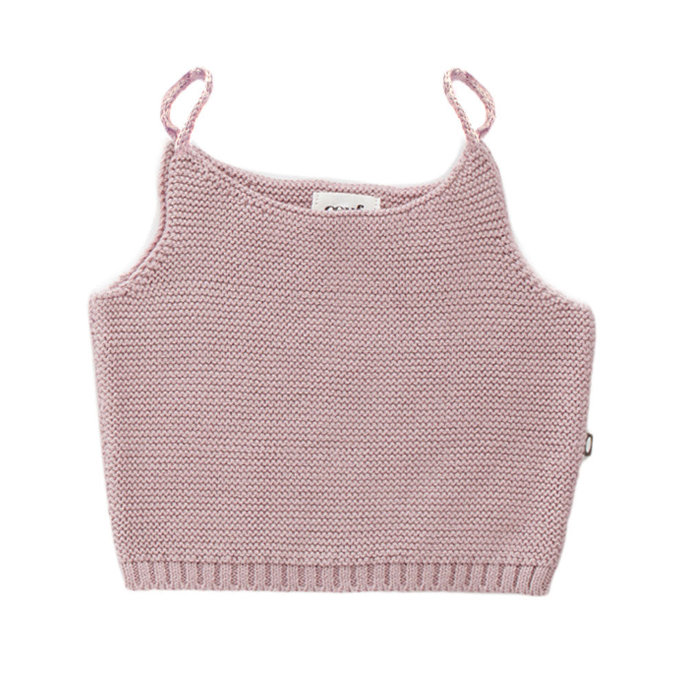 Oeuf Mauve Tie Strap Top