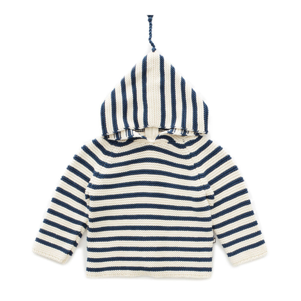 Oeuf Dark Slate/White Single Layer Hoodie