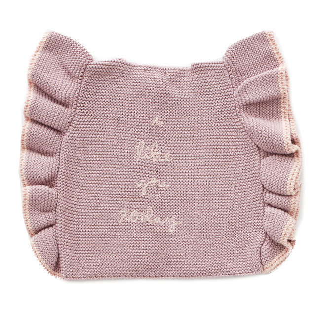 OEUF NYC RUFFLE VEST Ruffle Sleeve Vest-Mauve/Coral Almond OEUF NYC RUFFLE VEST Ruffle Sleeve Vest-Mauve/Coral Almond