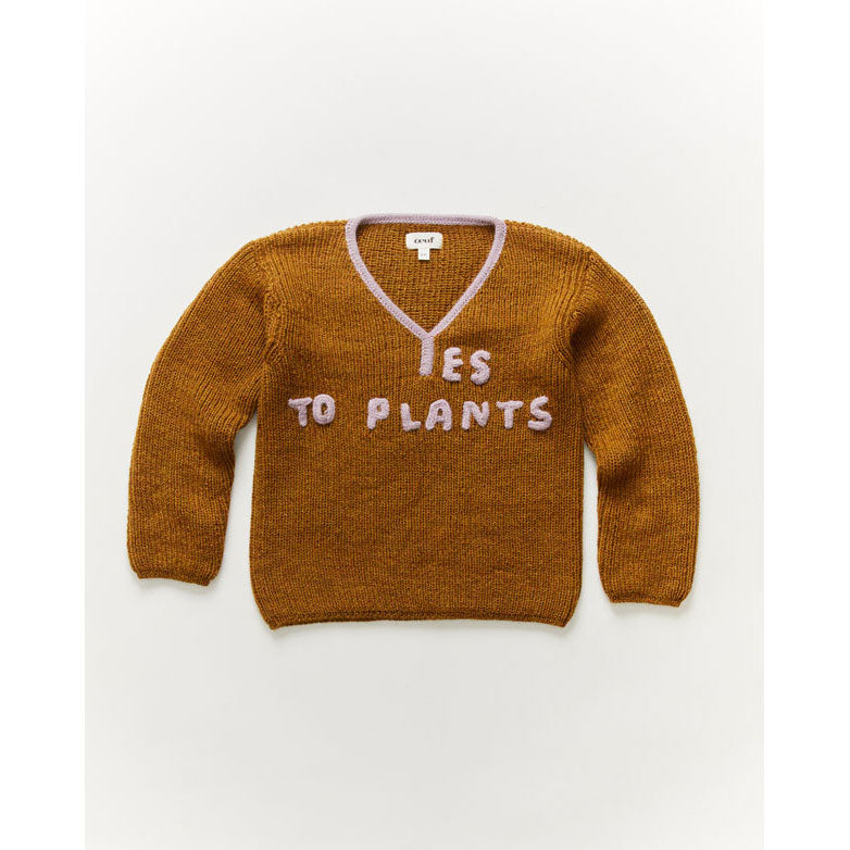Oeuf Yes Sweater-Acorn