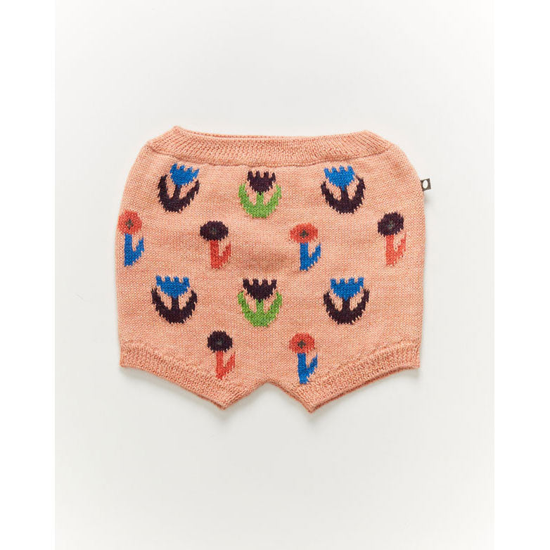 Oeuf Flower Motif Shorts-Bellini