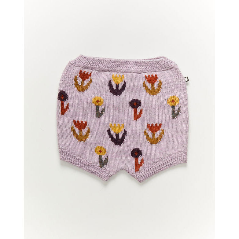Oeuf Flower Motif Shorts-Valerian