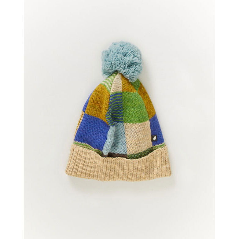 Oeuf Patchwork Beanie-Bright Beige